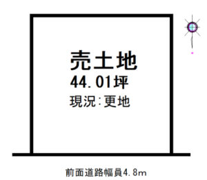 橿原市東坊城町土地図面